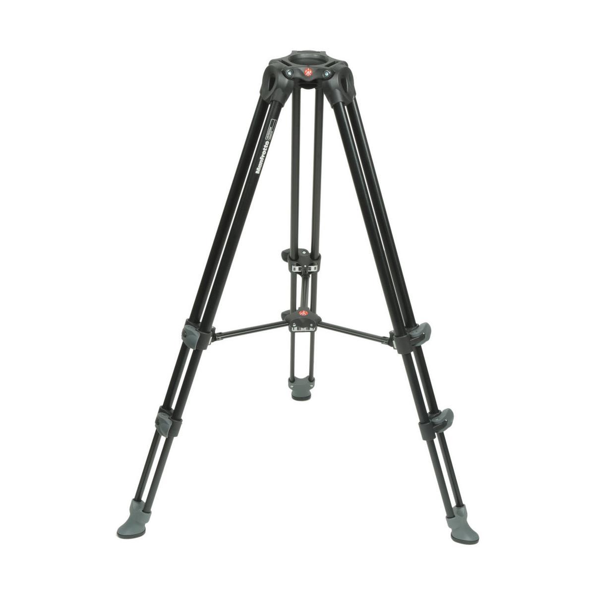 Manfrotto MVT502AM Professional Aluminum Telescopic Video Tripod with Twin Legs - Perfect for DSLR Cameras, Vlogging & Outdoor Filmmaking