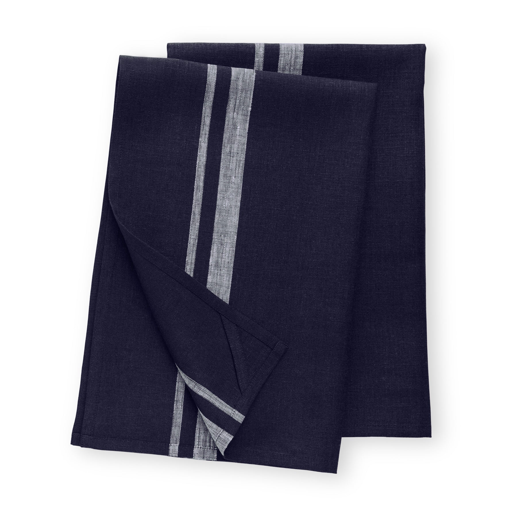 French Striped Kitchen Towels Set of 2 - Absorbent & Durable Cotton Dish Towels for Drying Dishes, Cleaning Countertops & Kitchen Decor - Perfect for French Country or Farmhouse Style Kitchens