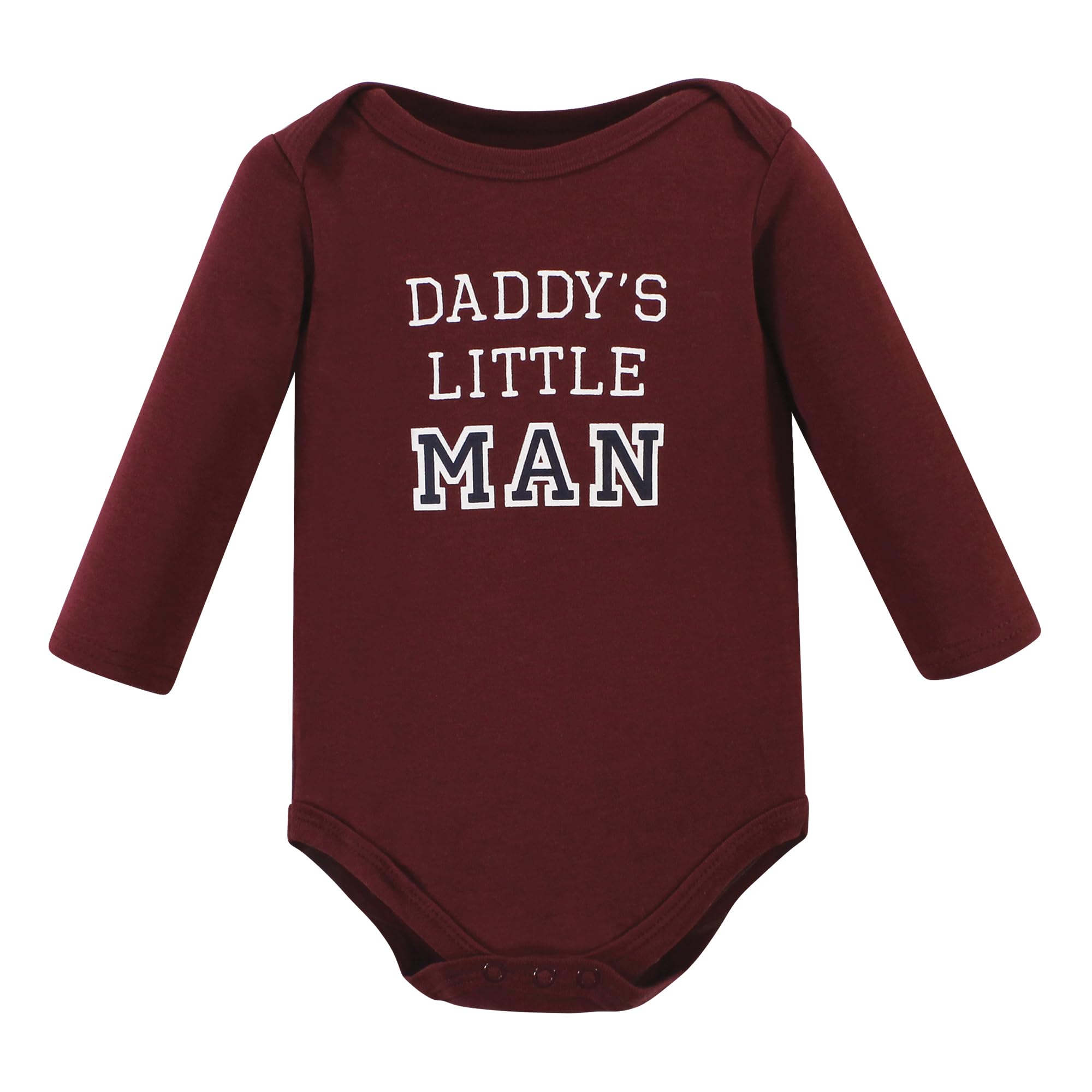Hudson Baby Unisex Cotton Long-Sleeve Bodysuits 3-Pack - Soft Newborn Onesies for Baby Boys - Perfect for Everyday Wear, Playtime & Family Outings