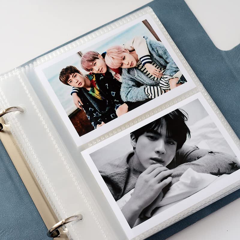 Ablus 100 Pockets Photo Album for Polaroid, Fujifilm Instax Mini & More - Holds 3x5 Inch Instant Photos - Perfect for Weddings, Travel Memories & Scrapbooking (Blue)
