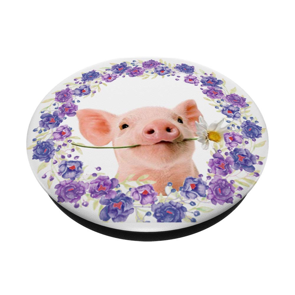 Adorable Baby Piglet Phone Holder Stand - Pink Cute Pig-Shaped Cell Phone Stand for Desk, Perfect Gift for Kids & Pig Lovers - Ideal for Home, Office & Travel Use
