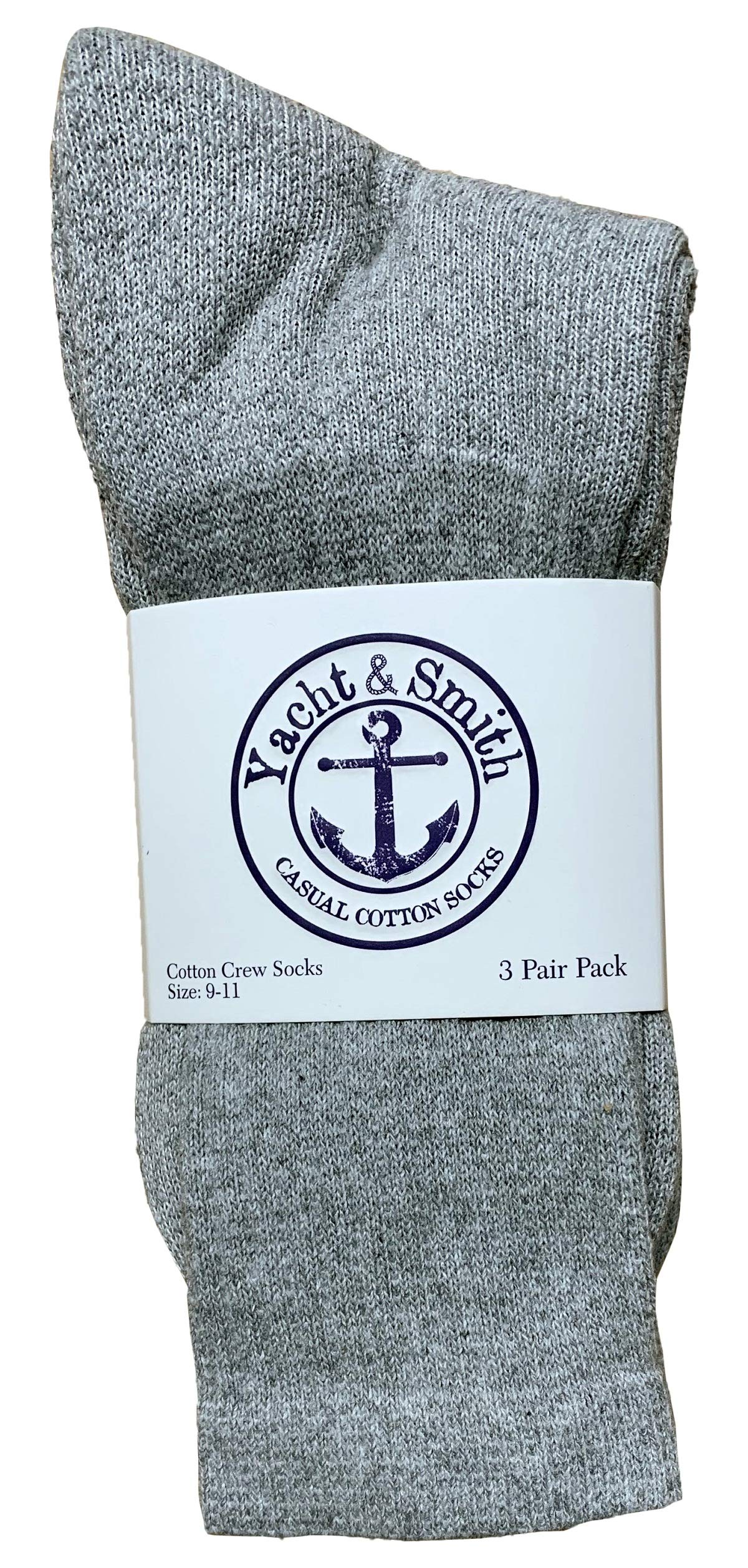 120 Pairs Bulk Women's Cotton Crew Socks - Athletic Sports Socks Size 9-11 for Yacht & Smith Wholesale | Perfect for Running, Gym, Hiking & Everyday Comfort Wear