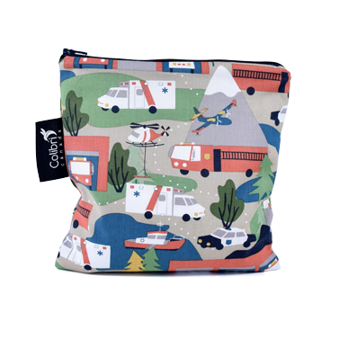 Eco-Friendly Colibri Large Reusable Snack Bags for Kids & Adults - Perfect for School Lunches, Picnics, and Travel Snacks
