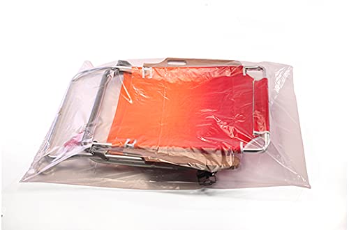 20 X 36 Inch 2 Mil Clear Flat Poly Bags (500 Count) - Resealable Plastic Bags for Packaging, Shipping, Storage & Organization - Laddawn 611