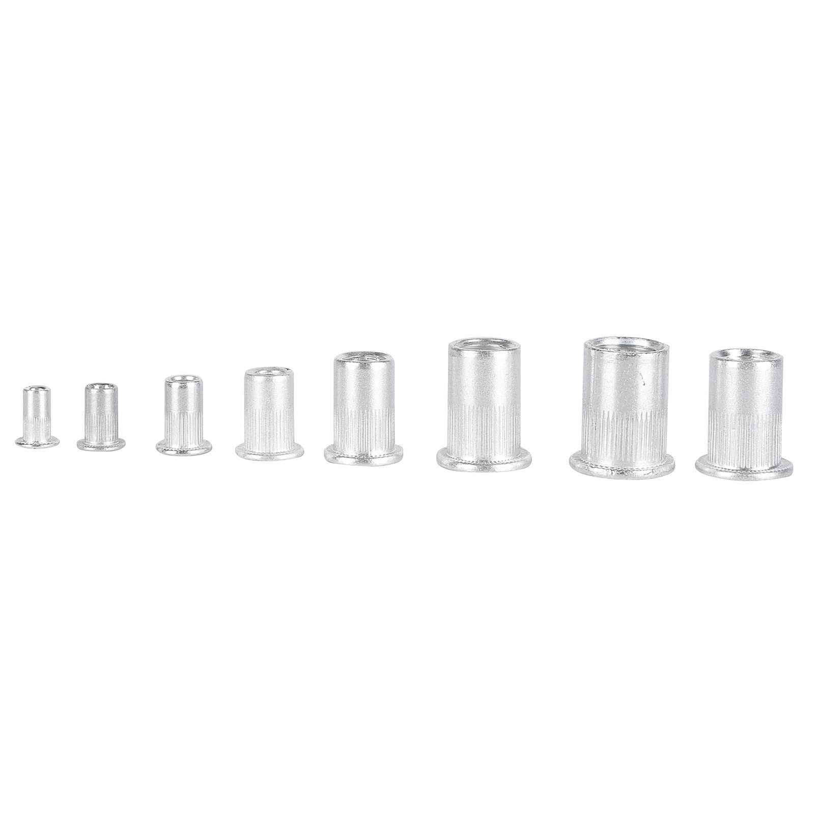 Stainless Steel Rivet Nuts - Heavy Duty Threaded Fasteners for Electrical Appliances & Furniture Installation | Secure Mounting Solution for DIY Projects & Home Repairs