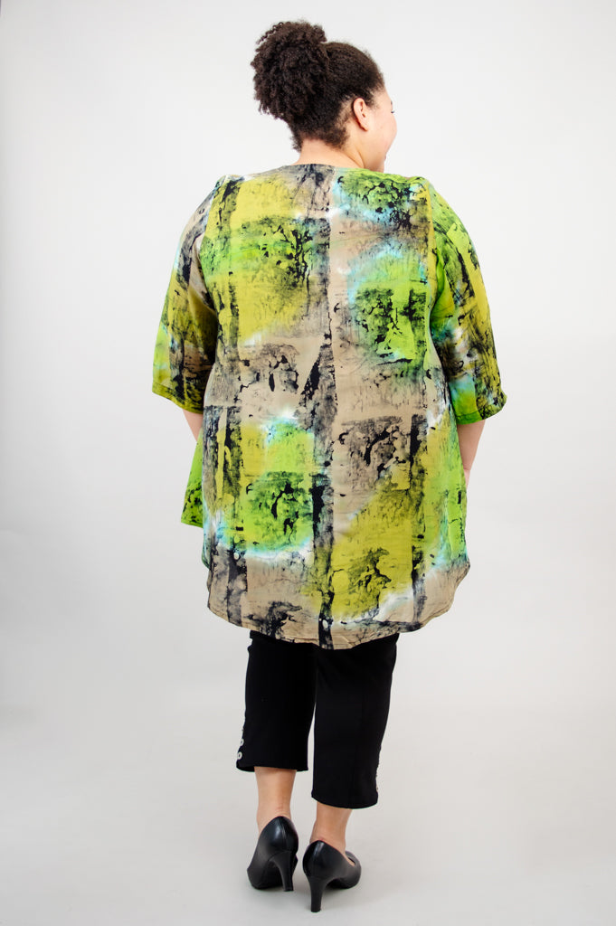 Stylish Sassy Top in Forest Moss Green - Women's Fashion Blouse for Casual & Party Wear - Final Sale