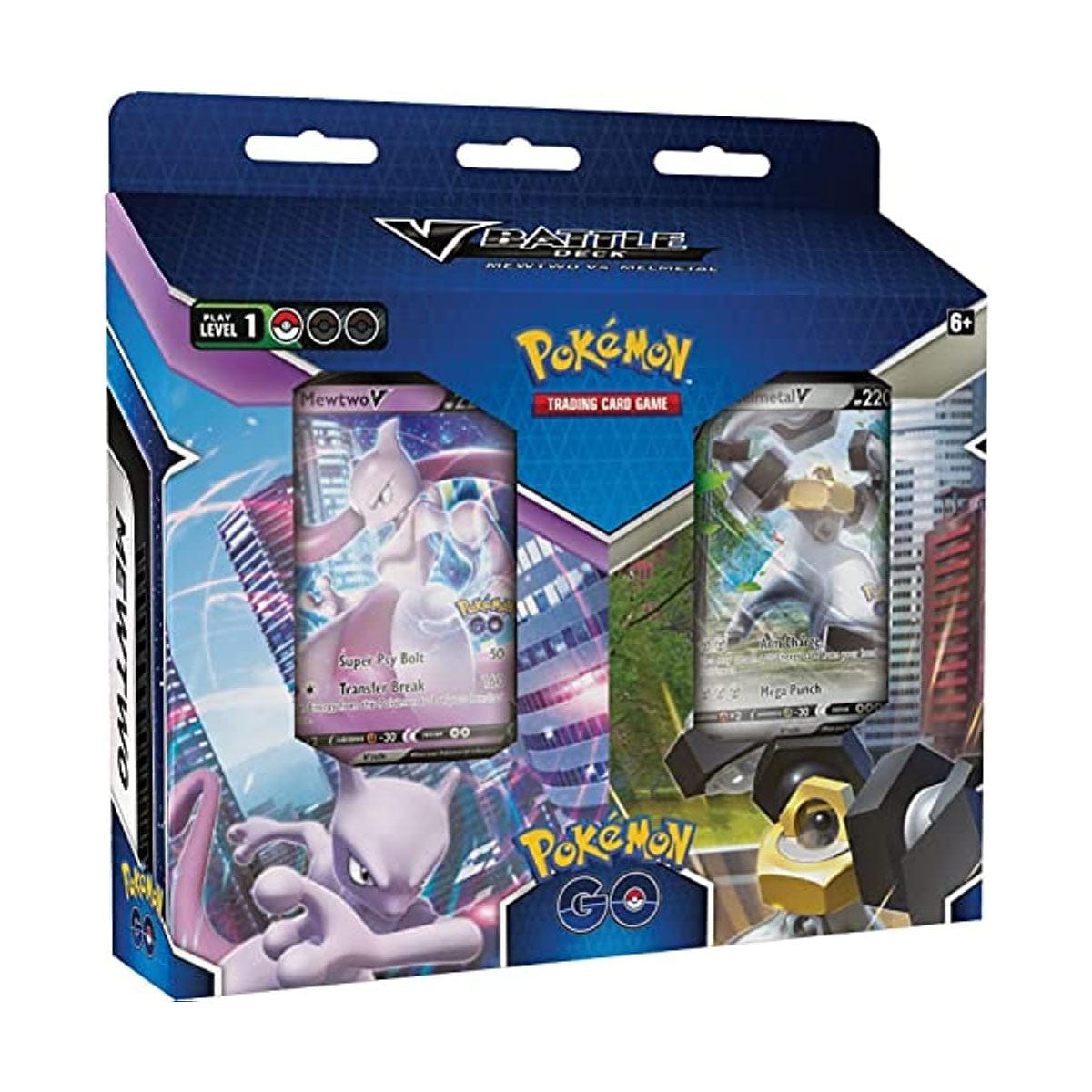 Pokemon Go Mewtwo vs Melmetal V Battle Deck - Premium Trading Card Game Deck for Collectors & Players | Perfect for Tournaments, Casual Play & Gifts