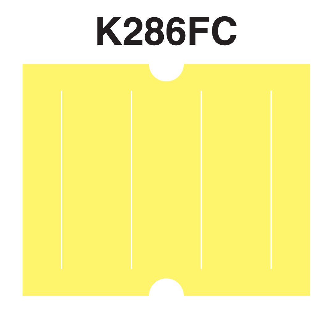 16 Pack Fluorescent Chartreuse Labels for Towa® GL, SpeedyMark4 & Halmark Model L Price Guns - Free Ink Roll Included | Perfect for Retail Pricing, Inventory Management & Warehouse Labeling