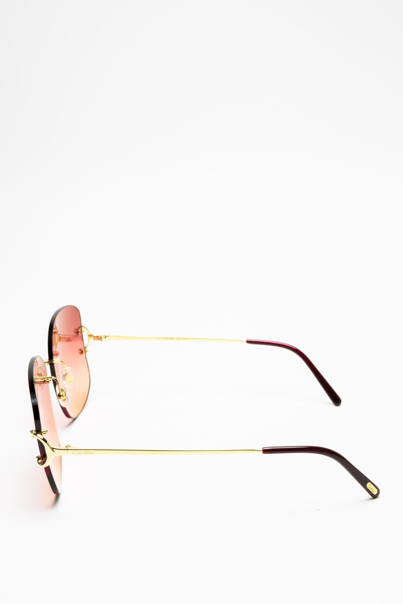 Cartier CT0037RS 002 C Décor Sunglasses - Luxury Designer Shades for Women & Men - UV Protection for Outdoor, Beach & Driving