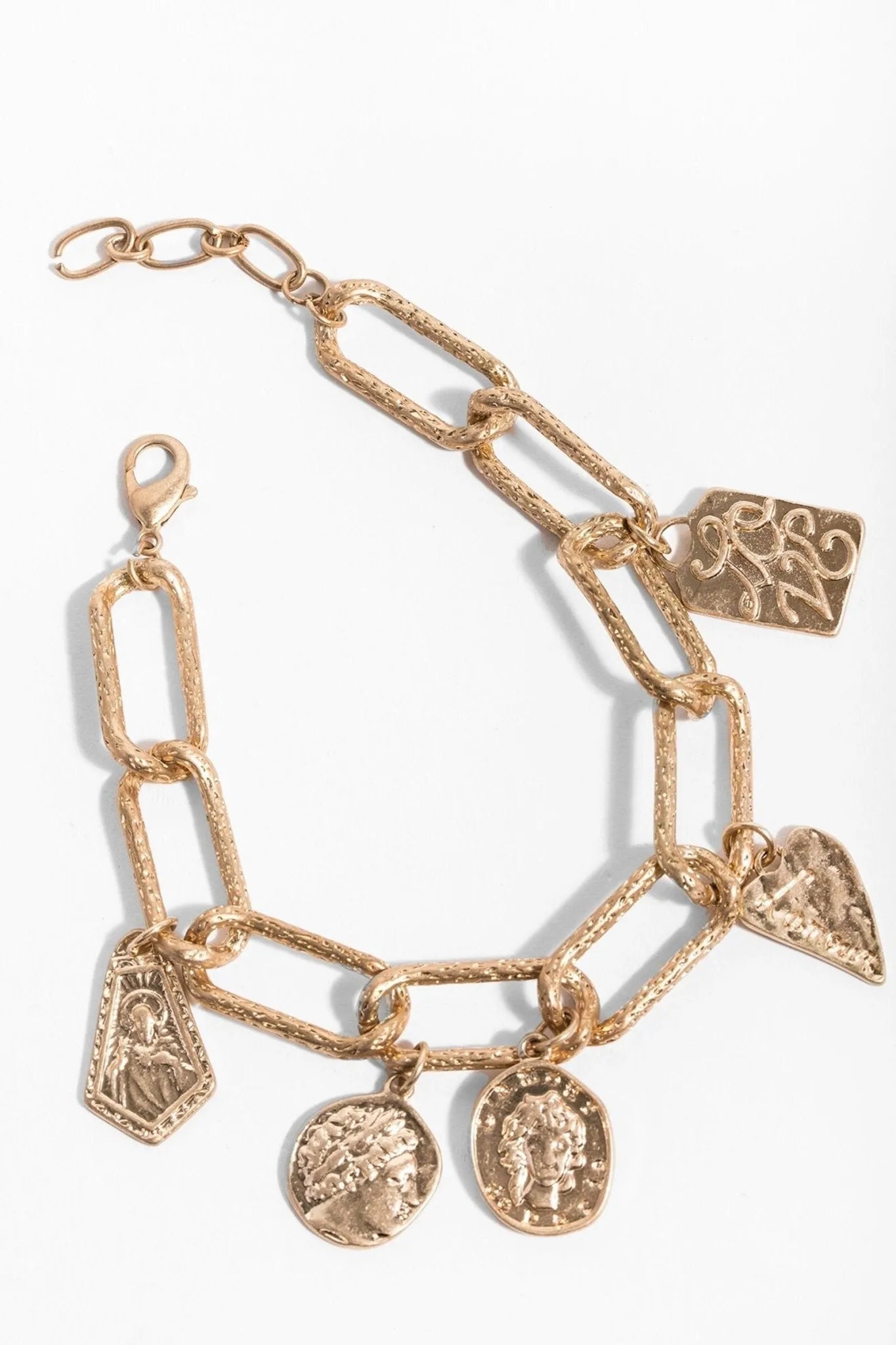 Augusta Charm Bracelet for Women - Elegant Adjustable Beaded Bracelet with Unique Charms - Perfect for Gifts, Parties, and Everyday Wear