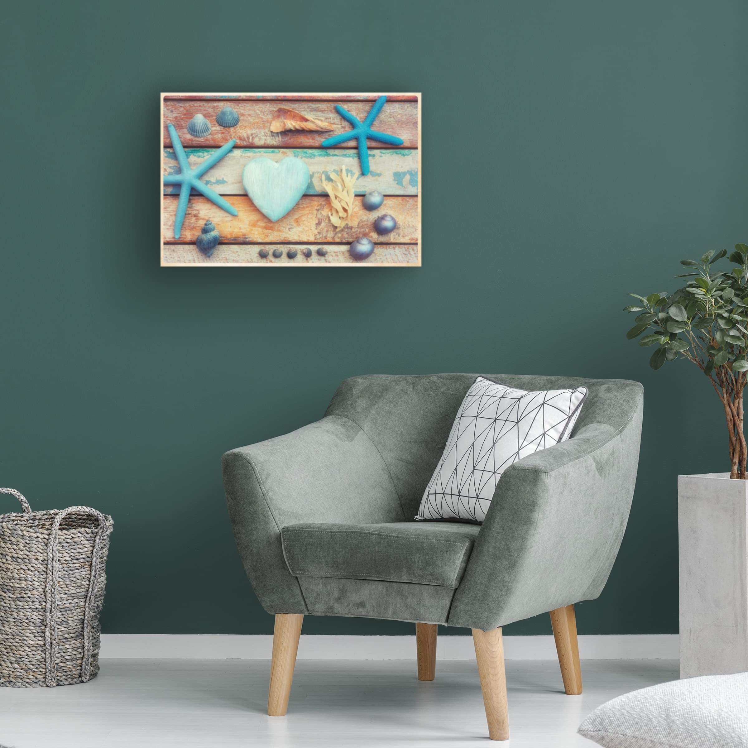 Trademark Fine Art 'Beach Memories I' by Cora Niele - Stretched Canvas Wall Art for Living Room, Bedroom & Office Decor | Coastal Beach Painting | Ready to Hang