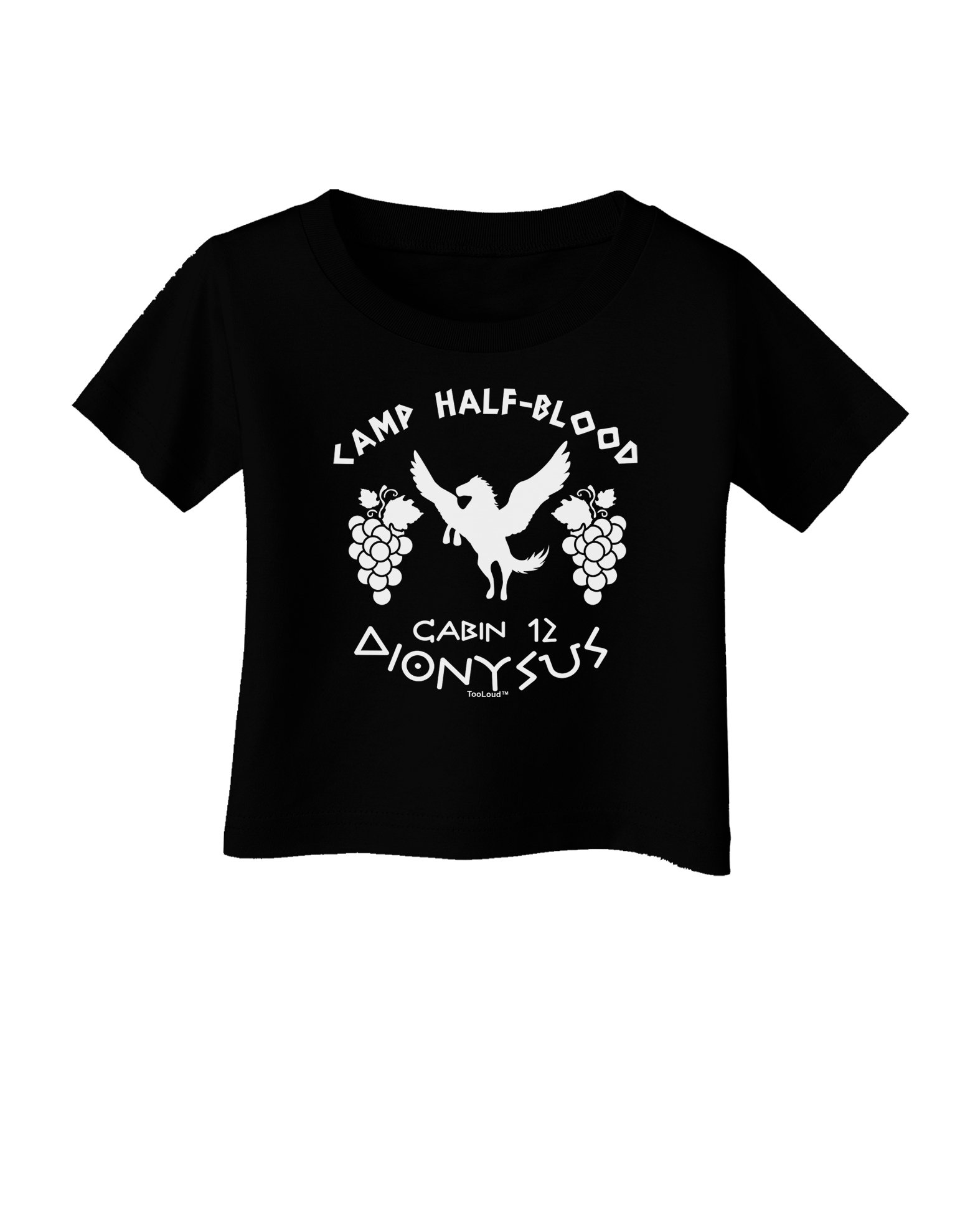Camp Half Blood Cabin 12 Dionysus Baby T-Shirt - Dark for Fan Gifts
