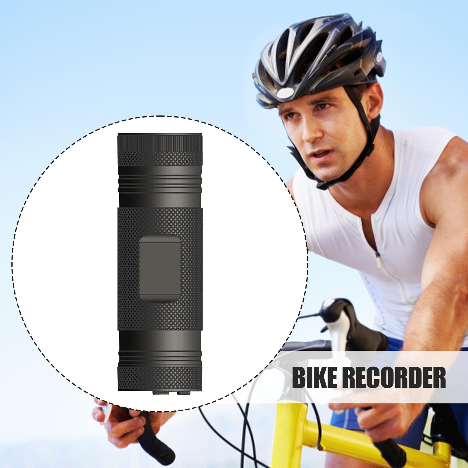 1080P Waterproof WiFi Cycling Action Camera - Handlebar Mounted Bike & Motorcycle Video Recorder with Portable Design | Perfect for Road Cycling, Mountain Biking, Commuting and Outdoor Adventures