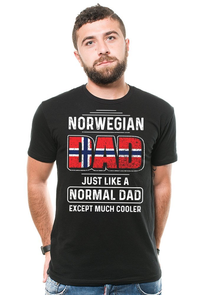 Norwegian T-Shirt for Men - Funny Norway Graphic Tee - Perfect for Travel, Gifts & Casual Wear