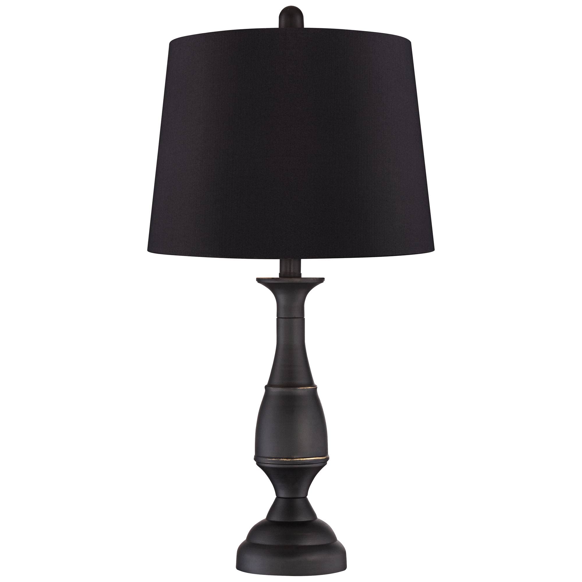 Regency Hill Ben Rustic Farmhouse Table Lamps Set of 2 - 25