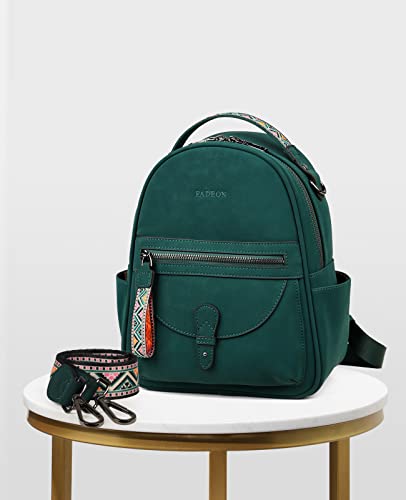Dark Green Suede Style