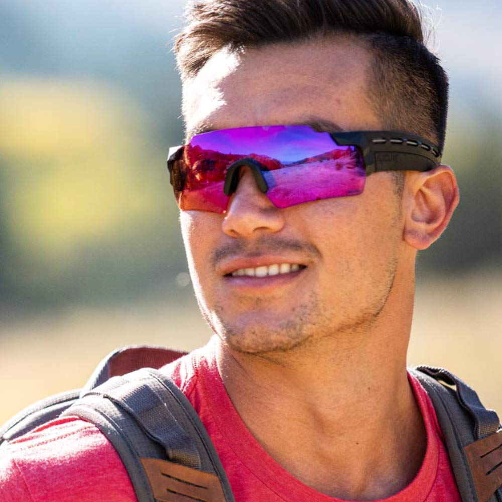 VLD Cycling Sunglasses - Single Lens Kit for Mountain Biking & Trail Riding - UV Protection, Lightweight & Durable Sports Eyewear for Outdoor Adventures