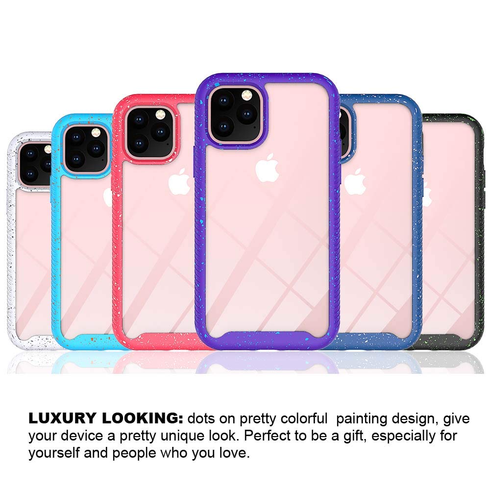 **Clear Hard PC Case for iPhone 11 Pro Max (6.5 inch) - Slim Protective Hybrid Cover with TPU Bumper & Transparent Back | Durable, Scratch-Resistant, Shockproof | Perfect for Everyday Use, Travel & Outdoor Activities**