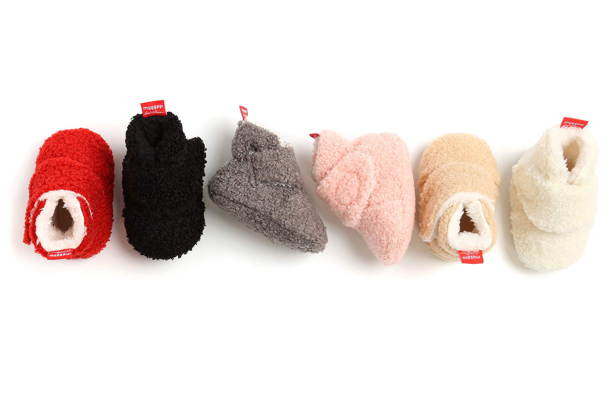 Ohwawadi Infant Baby Slippers for Girls & Boys - Warm Non-Slip Booties, Newborn Crib Shoes & Prewalker Footwear | Perfect for Indoor Play, Nursery, and First Steps
