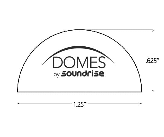 Soundrise DOMES Isolation Pads - Premium Anti-Vibration Silicone Feet for Subwoofers, Speakers & Turntables - Noise Reduction & Sound Dampening - Peel & Stick, Non-Slip, Durable Class-A Silicone (8-Pack) - Perfect for Home Theater, Studio & Hi-Fi Audio Systems