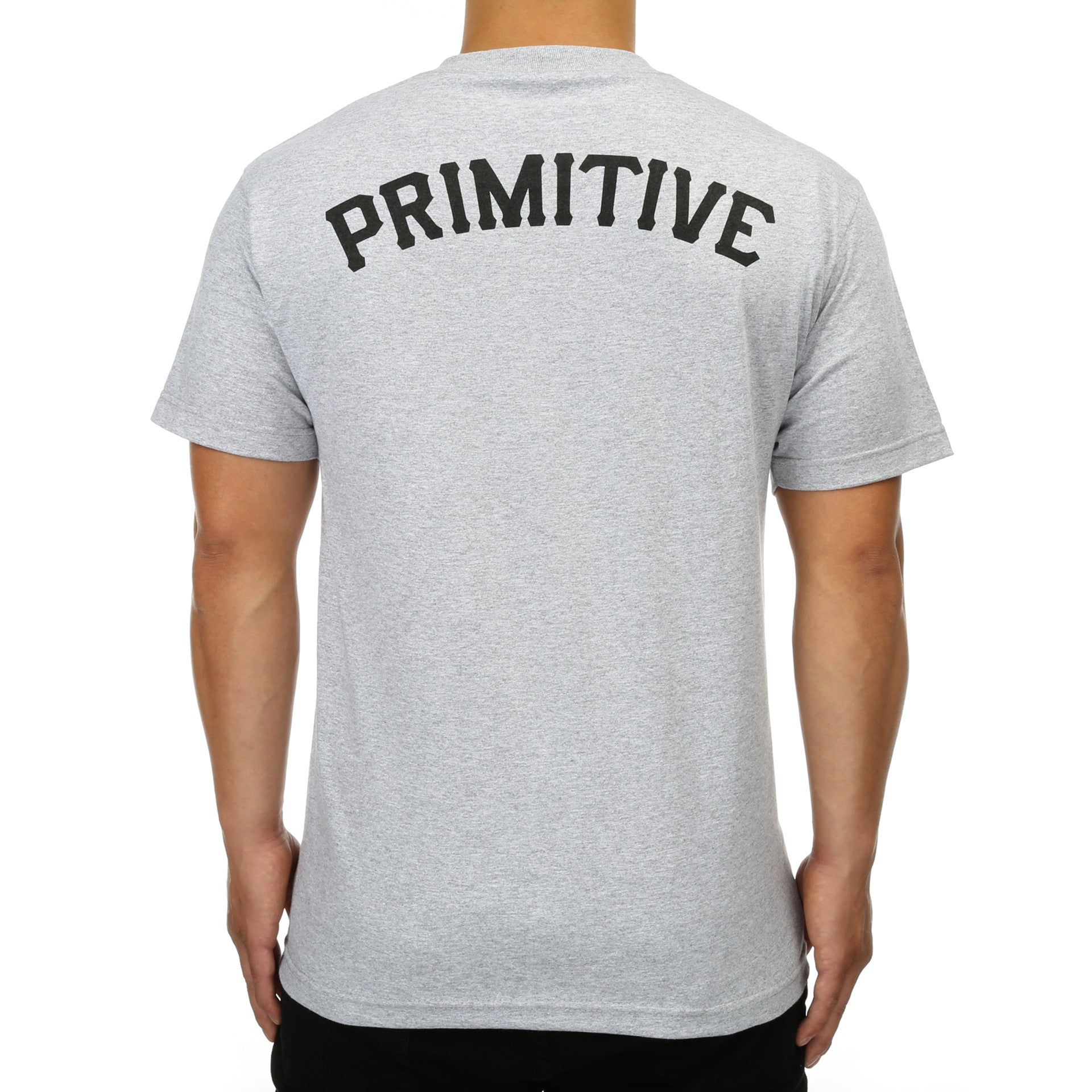Primitive Slab Arch Tee - Athletic Heather Graphic T-Shirt for Men | Streetwear Fashion & Casual Wear | Perfect for Gym, Outdoors & Everyday Style