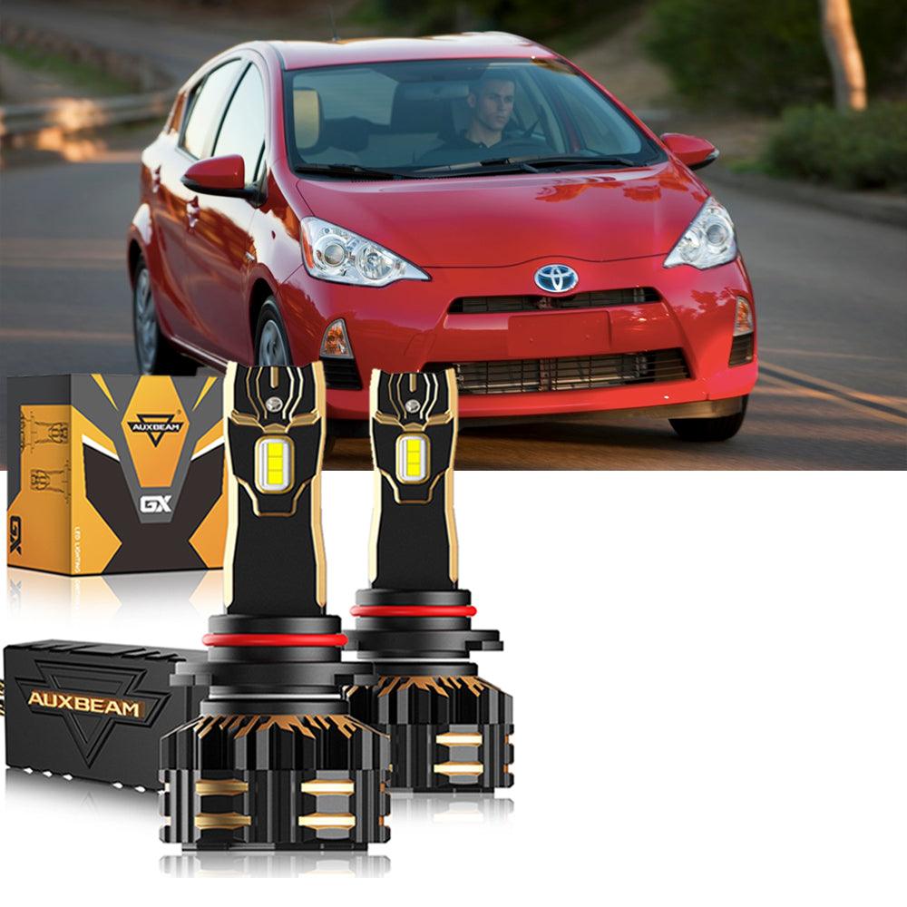 9005 H11 LED Headlight Bulbs for 2012-2014 Toyota Prius C - Super Bright White Light, Easy Installation - Perfect for Night Driving and Foggy Conditions