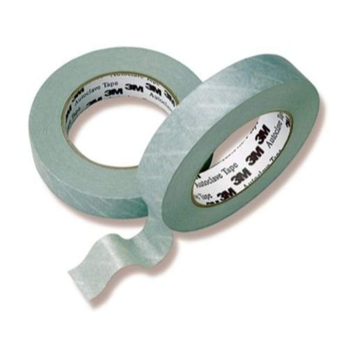 3M Comply Steam Indicator Tape for Sterilization - 60 Yards x 0.94 Inch, Lead-Free Autoclave Tape (Pack of 20 Rolls) | Disposable Wrap Monitoring | Hospital, Dental Clinic & Laboratory Use