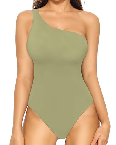 C-olive Green (One Shoulder)