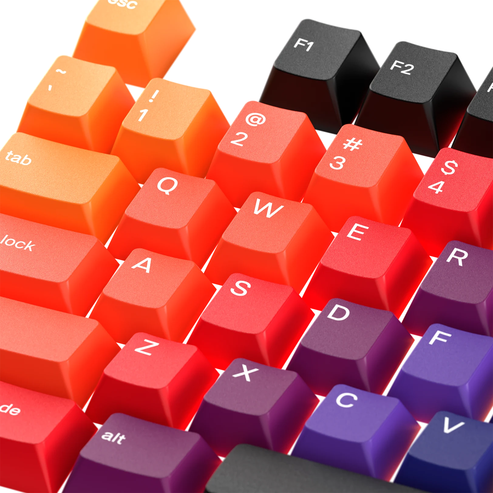 Celestial Fire Keycaps for Mechanical Keyboards - Custom Cherry MX Switches - Gaming & Typing (Office, Home, Gaming Setup)