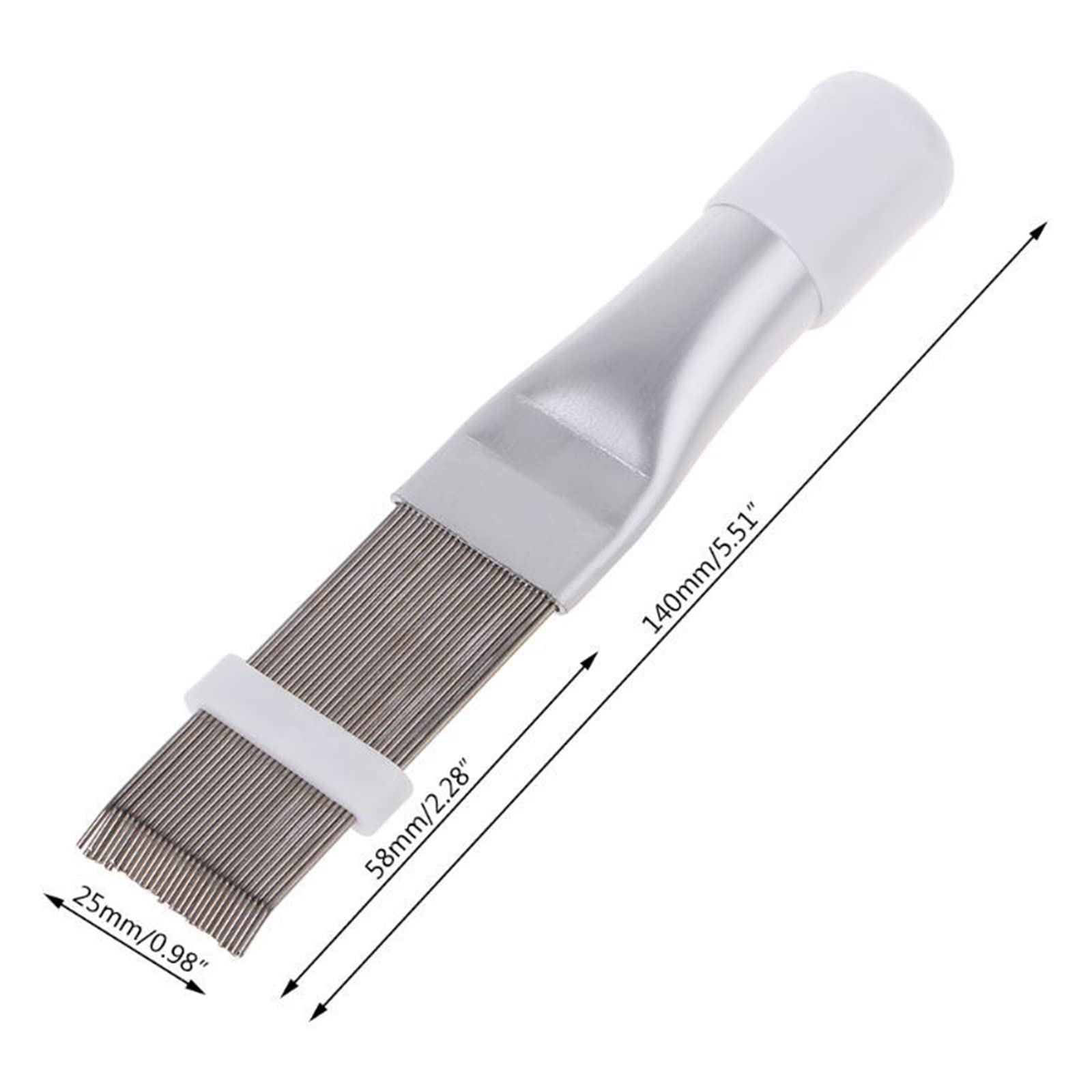 AC Condenser Fin Comb & Cleaning Brush - Refrigerator Coil Cleaner Tool for Air Conditioner Maintenance & Repair | Perfect for HVAC System Tune-Ups & Home Appliance Care