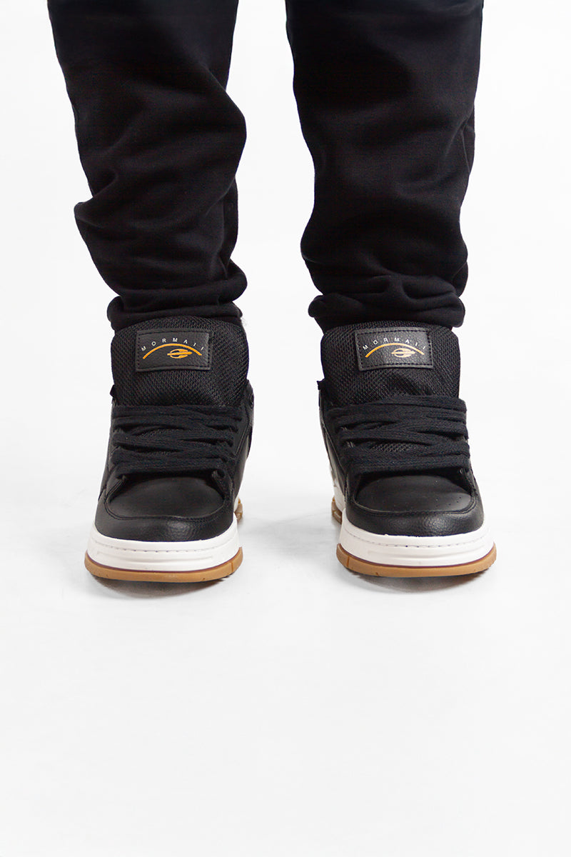 Mormaii Crest Black Gum WNT Sneakers - Stylish & Comfortable Men's Casual Shoes for Walking, Running & Everyday Wear