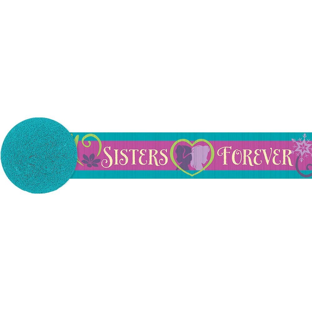 30 Ft. Frozen-Themed Crepe Streamers - Bulk Party Decorations for Birthday, Wedding & Baby Shower Events