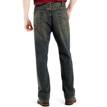 Lee Men's Big & Tall Relaxed Straight Leg Jeans - Comfortable Stretch Denim Pants for Casual Wear & Everyday Use