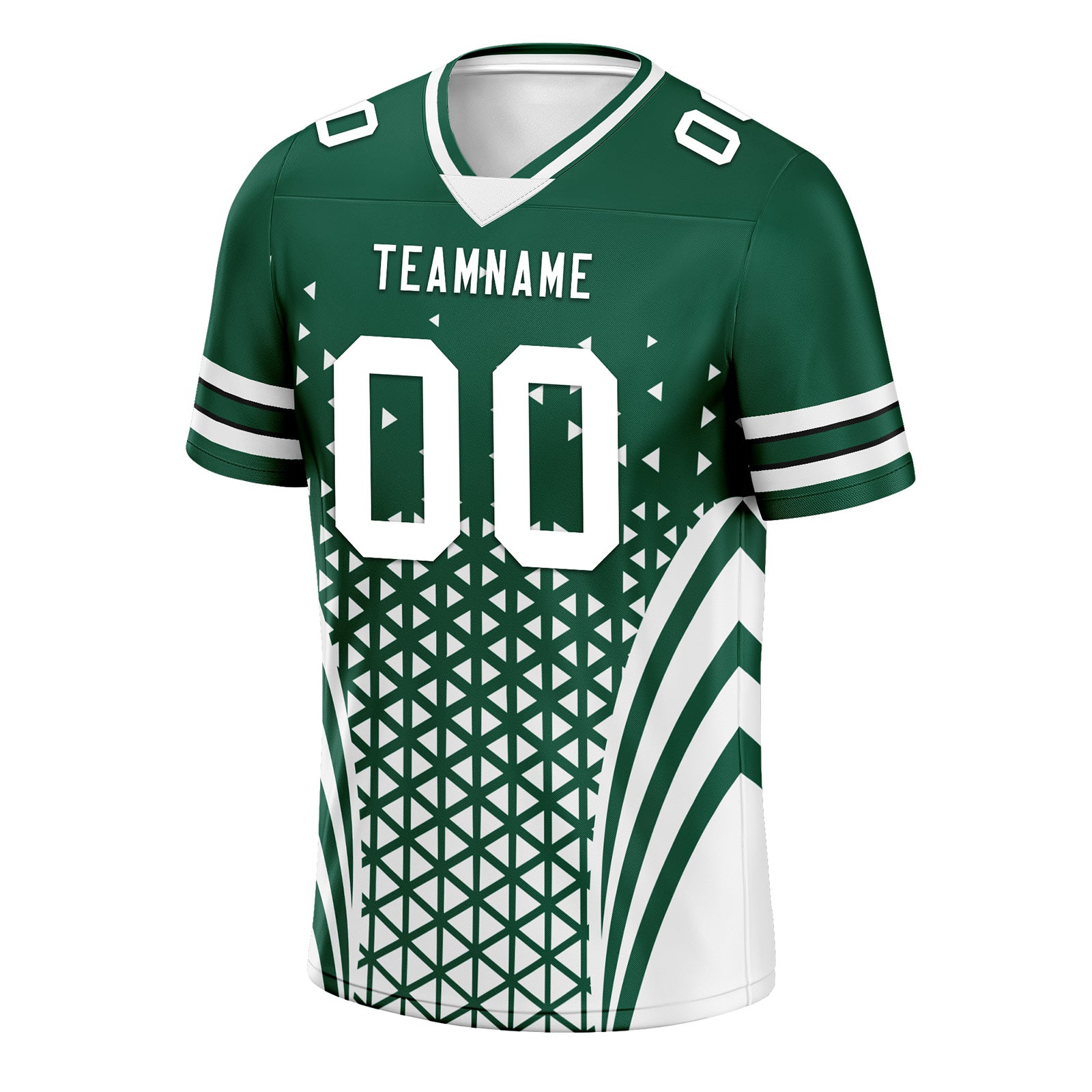 Custom Green & White New York Football Jersey with Matching Sports Shoes - Personalized Combo Set for Fans & Players | Game Day Outfit & Training Gear | D023031-28