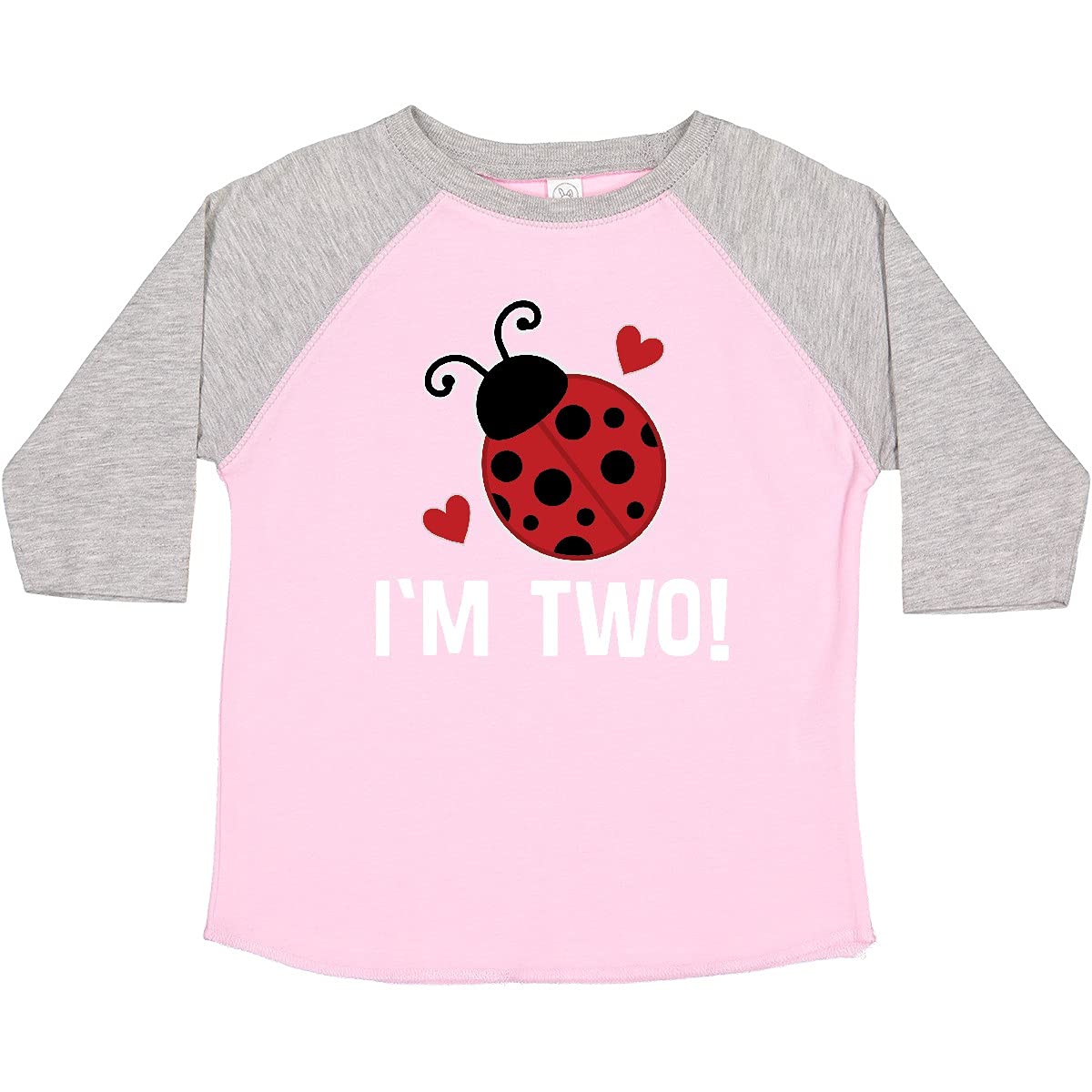 2nd Birthday Ladybug Toddler T-Shirt for 2 Year Old Girls - Cute Toddler Outfit for Birthday Parties & Photoshoots