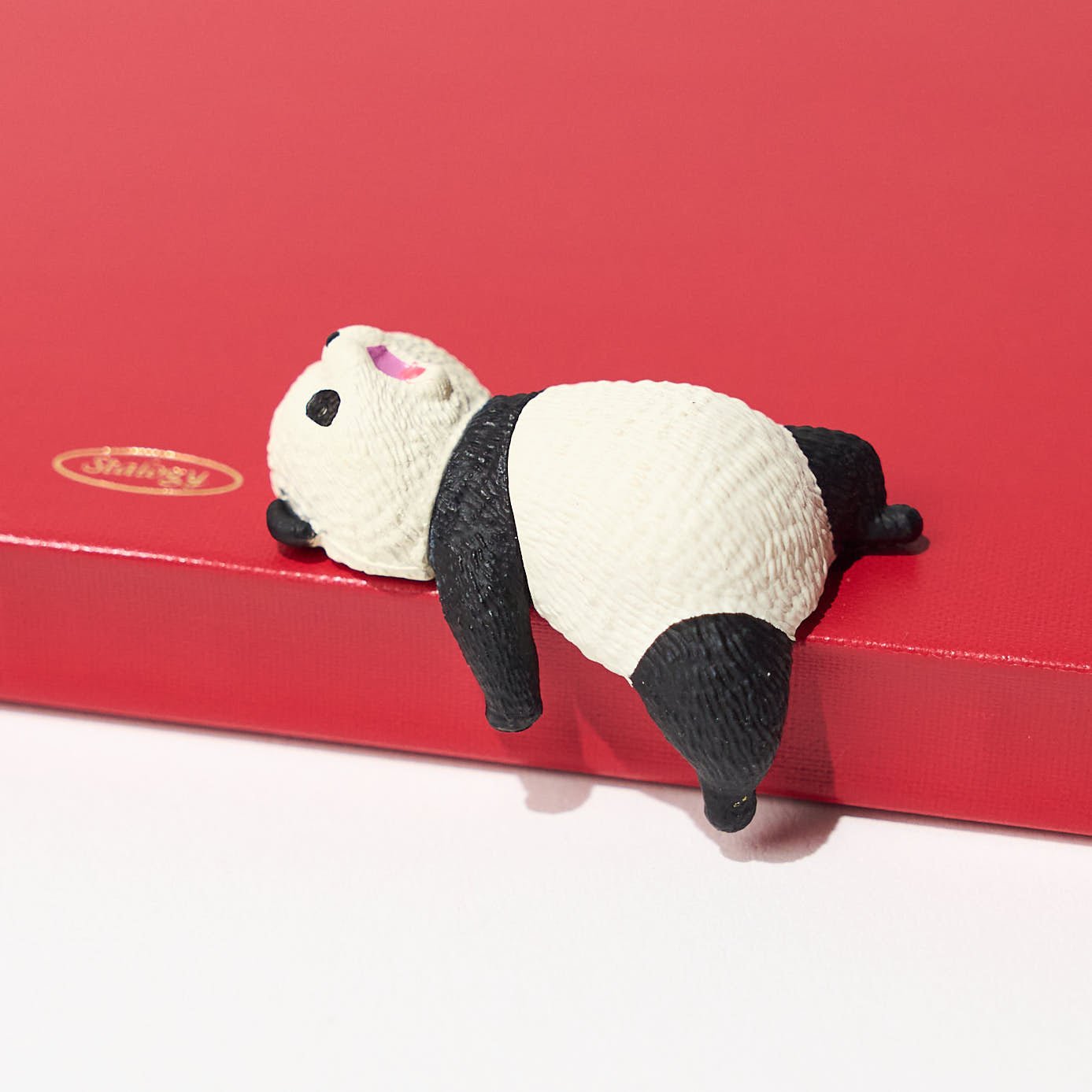 Panda Resting on the Edge Gacha Capsule Toy - Cute Collectible Figure for Anime Fans, Desk Decor & Stress Relief | Perfect for Office, Home Display & Kawaii Collections