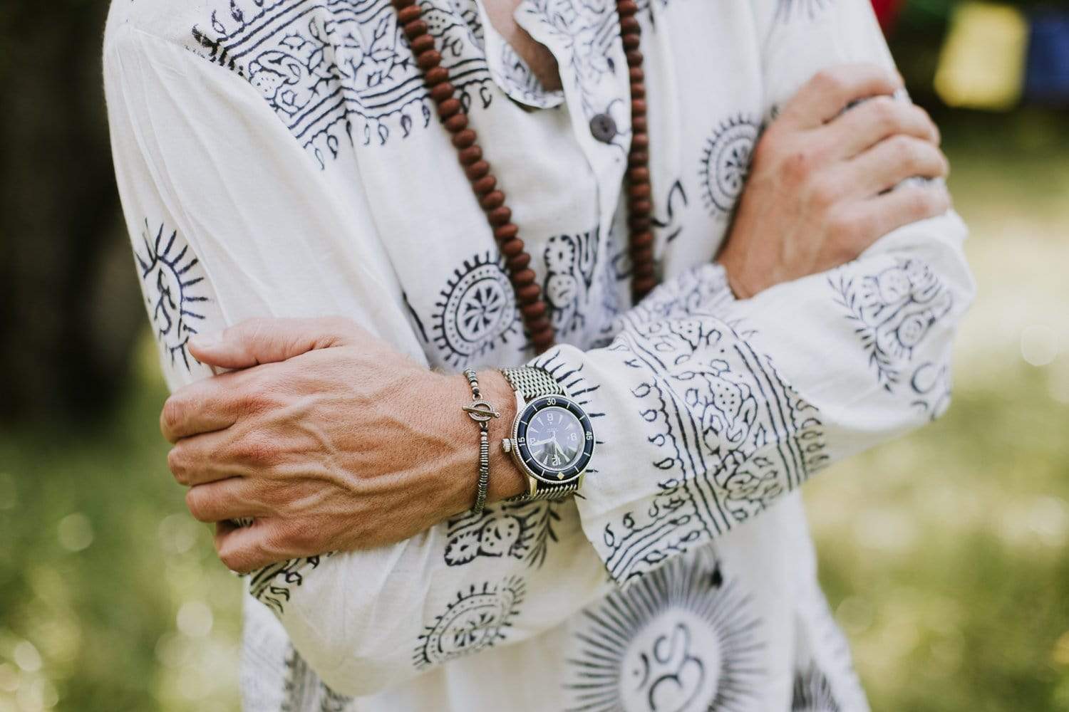 Handmade Hill Tribe Silver Bracelet - Vintage Tribal Jewelry for Women - Perfect for Boho Chic, Festivals & Everyday Wear