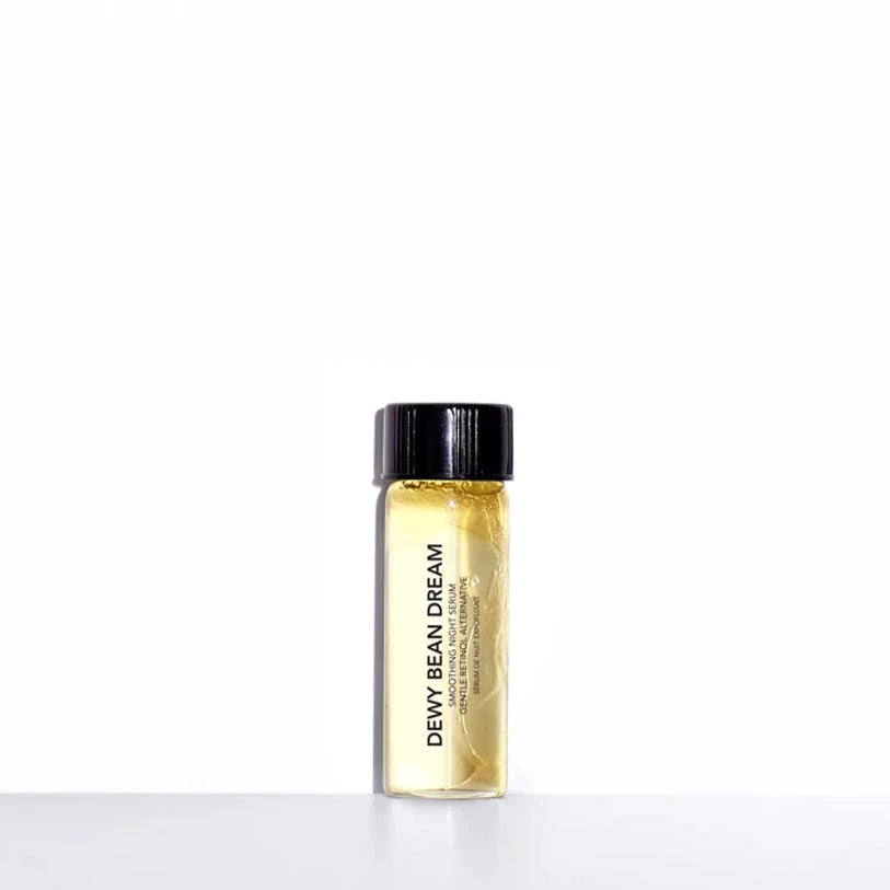 DEWY BEAN DREAM Smoothing Night Serum with Retinol Alternative - Anti-Aging Face Treatment for Wrinkles & Fine Lines | Perfect for Nighttime Skincare Routine