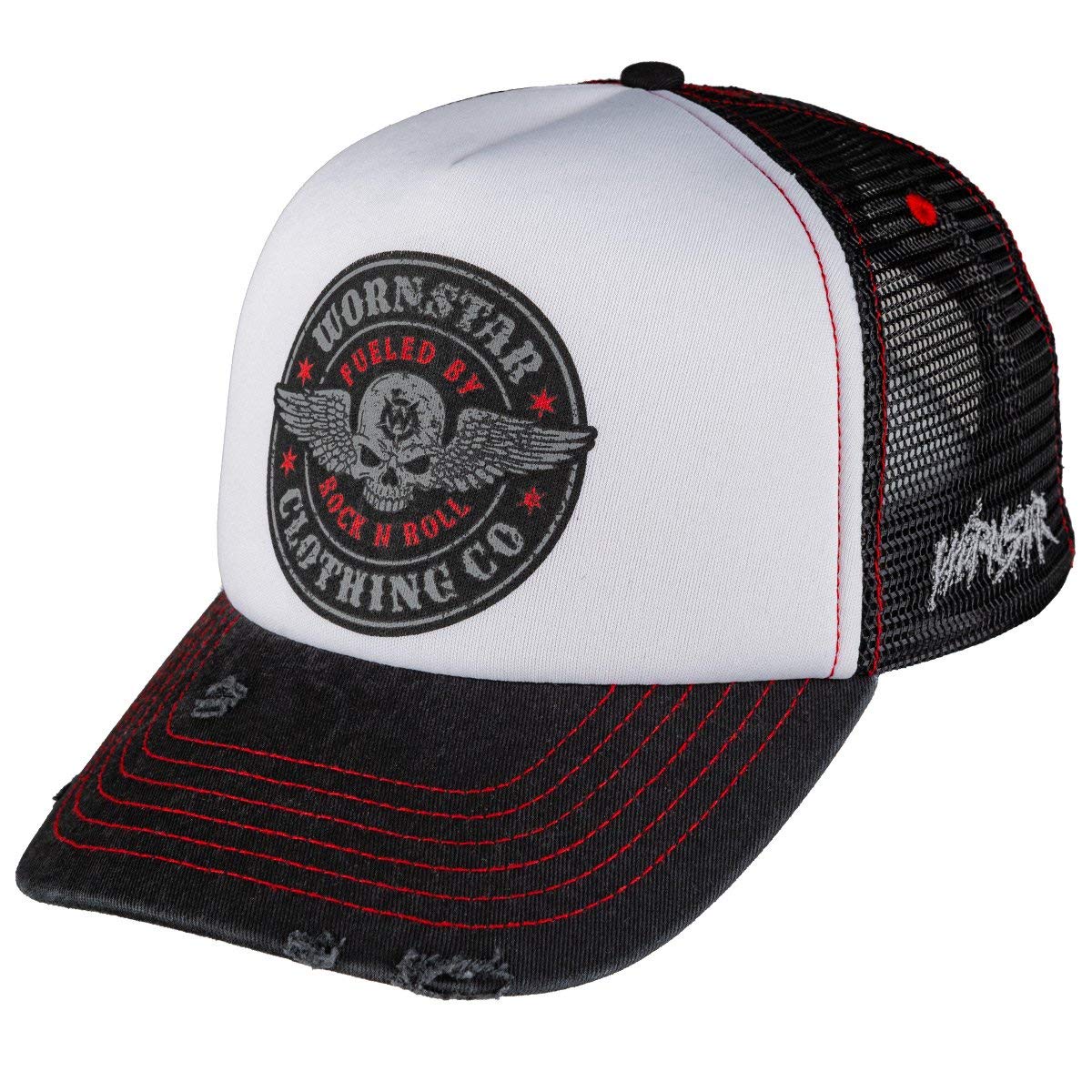 Wornstar Fueled Trucker Hat - Stylish Adjustable Baseball Cap for Men & Women - Perfect for Outdoor Activities, Sports, and Casual Wear