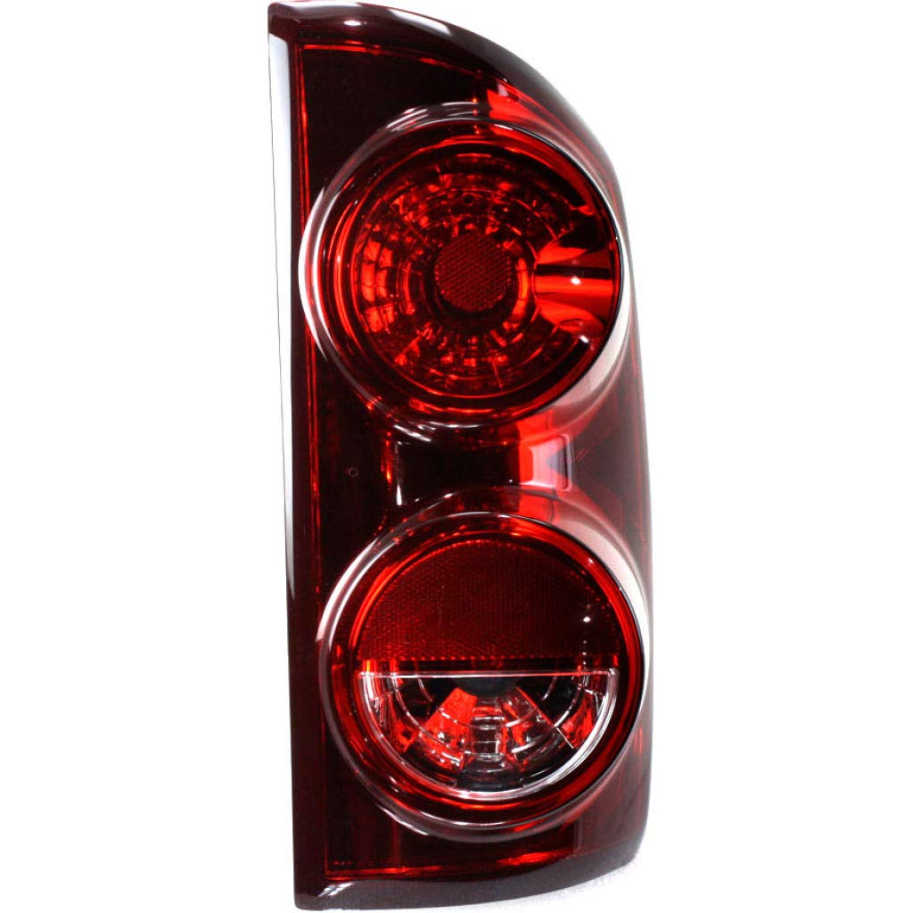 2007-2008 Dodge Pickup Tail Light Assembly - Driver & Passenger Side with Bulbs | CAPA Certified CH2800165, CH2801165 | Replacement for 55277303AC, 55277302AC | Perfect for Night Driving & Enhanced Vehicle Safety