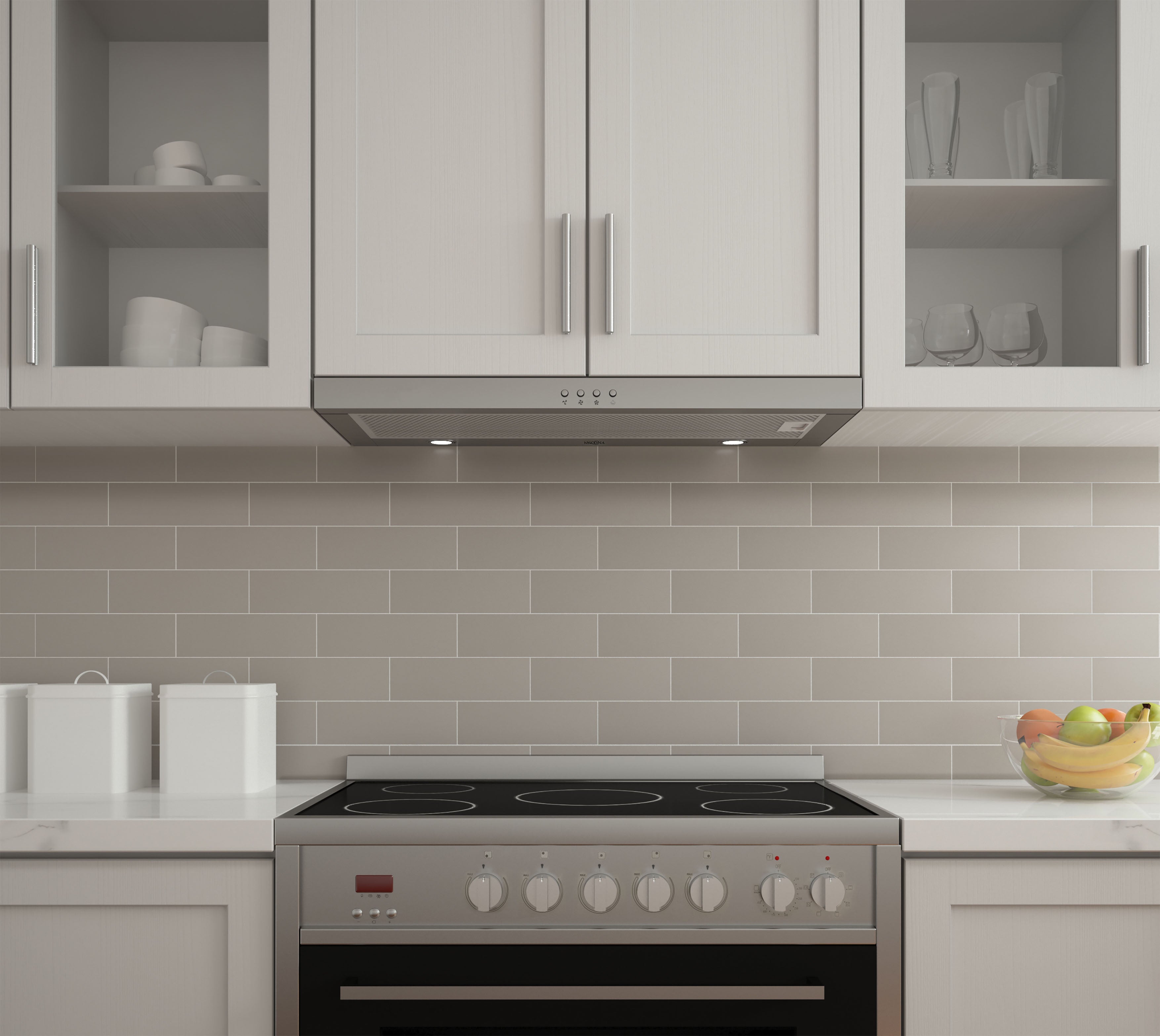 Forte 436 36-Inch Stainless Steel Slide-Out Range Hood - Powerful Ventilation for Kitchen, Cooking, and Smoke Removal