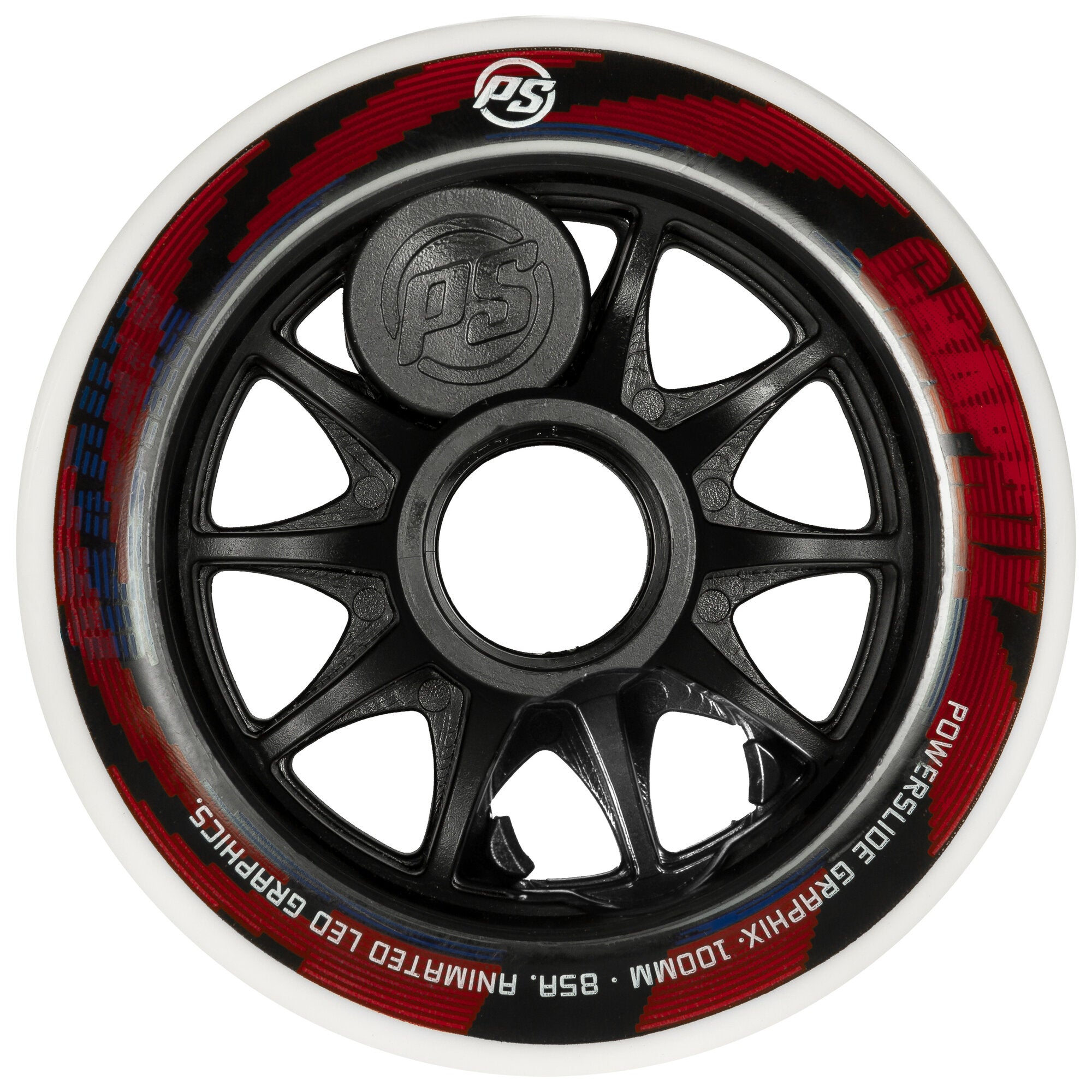 Graphix 100/85A Skateboard Wheels (Non-LED) - High-Performance Wheels for Smooth Rides on Streets & Skate Parks