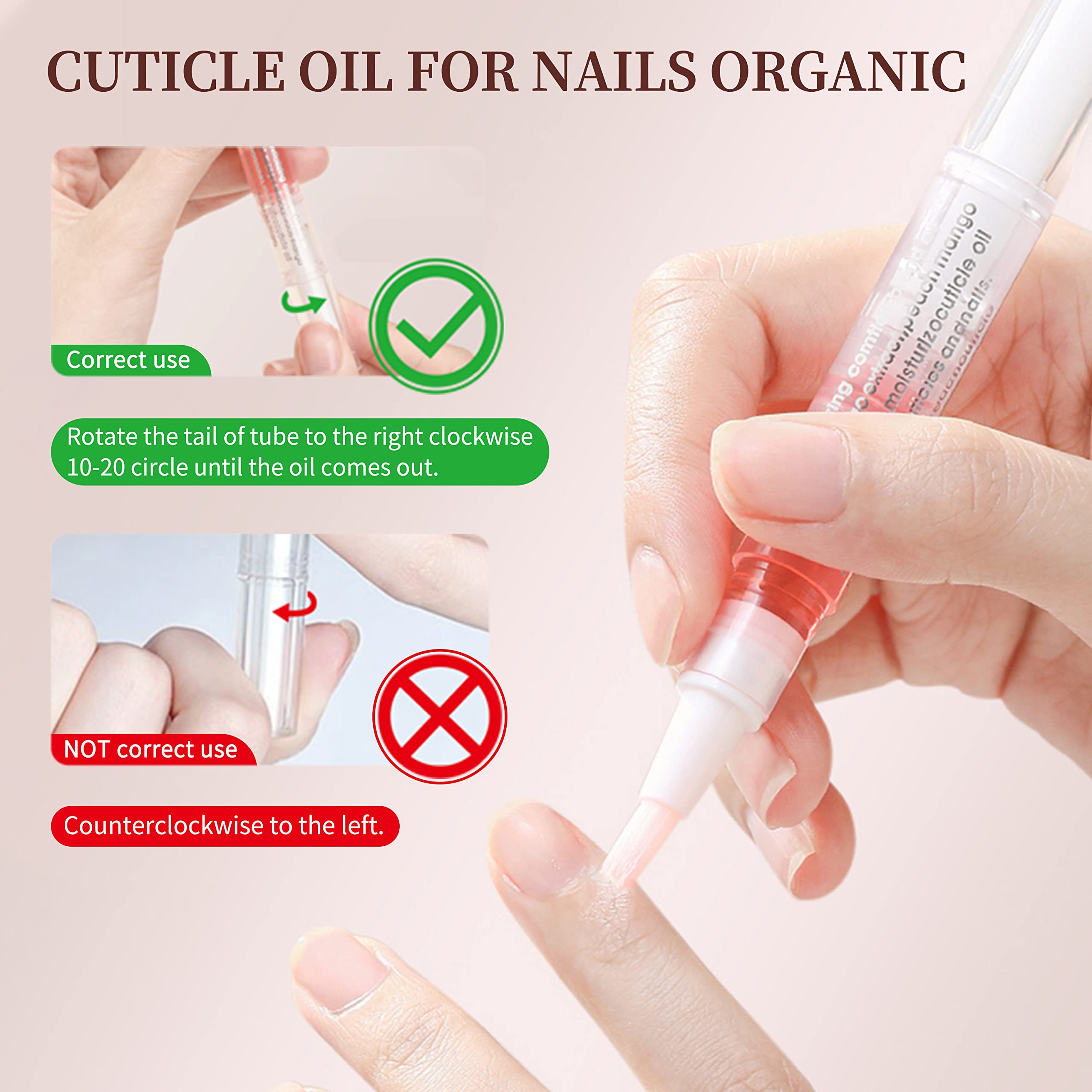 6Pcs Nail Cuticle Oil Pen Set - Nourishing Nail Treatment with Prep Dehydrator & X-Strength Primer - Professional Nail Care Kit for Stronger Nails (15ml) | Perfect for Salon & Home Manicures, Nail Art Prep, and Cuticle Hydration
