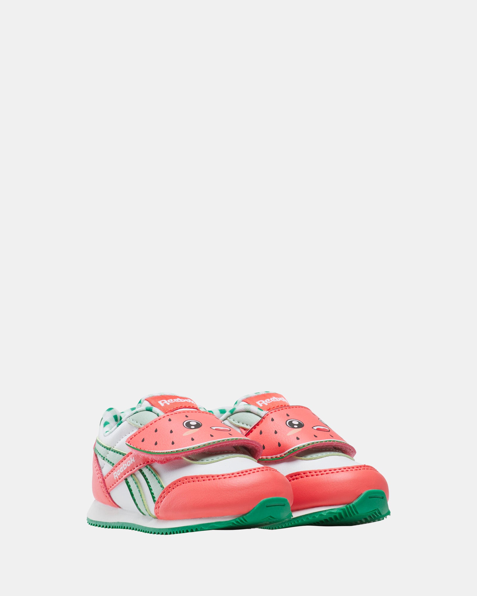 Reebok Royal Classic Jogger 2.0 Sneakers - White/Sunset Coral/Classic Green | Comfortable Running Shoes for Men & Women | Perfect for Gym, Workout & Casual Wear