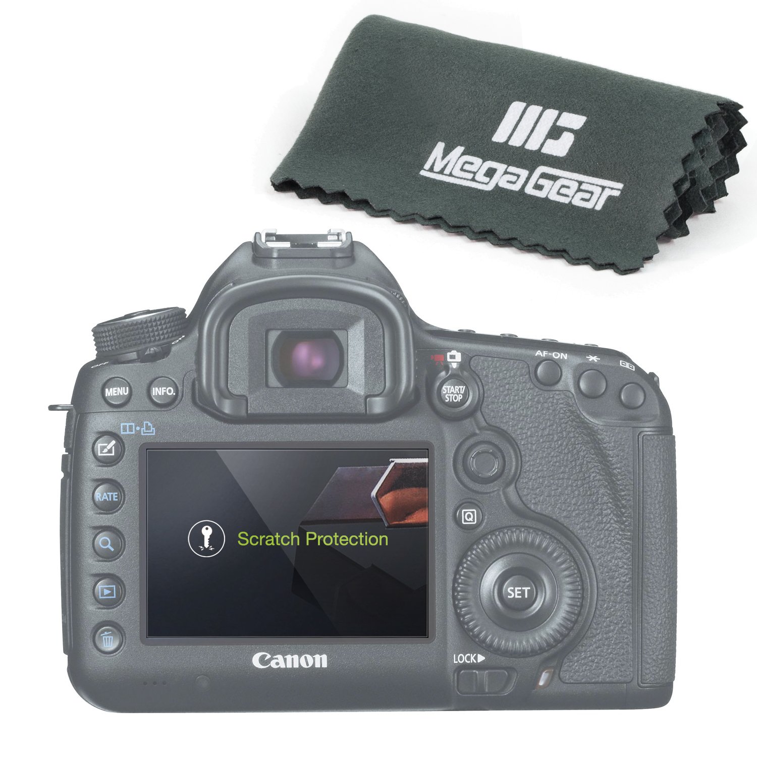 Megagear LCD Optical Screen Protector for Canon SL1 (100D) DSLR Camera - Anti-Glare & Scratch-Resistant Protection for Outdoor Photography & Travel