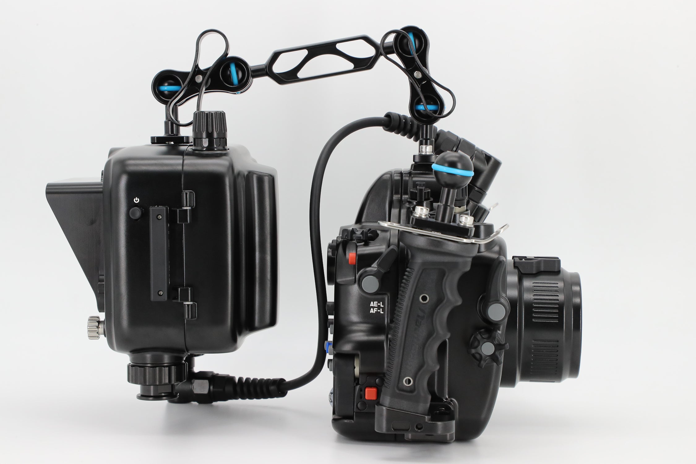 Waterproof Underwater Housing for Panasonic Lumix GH5/GH5S/GH5II Cameras - HDMI 2.0 Support - Ideal for Scuba Diving, Snorkeling & Underwater Photography