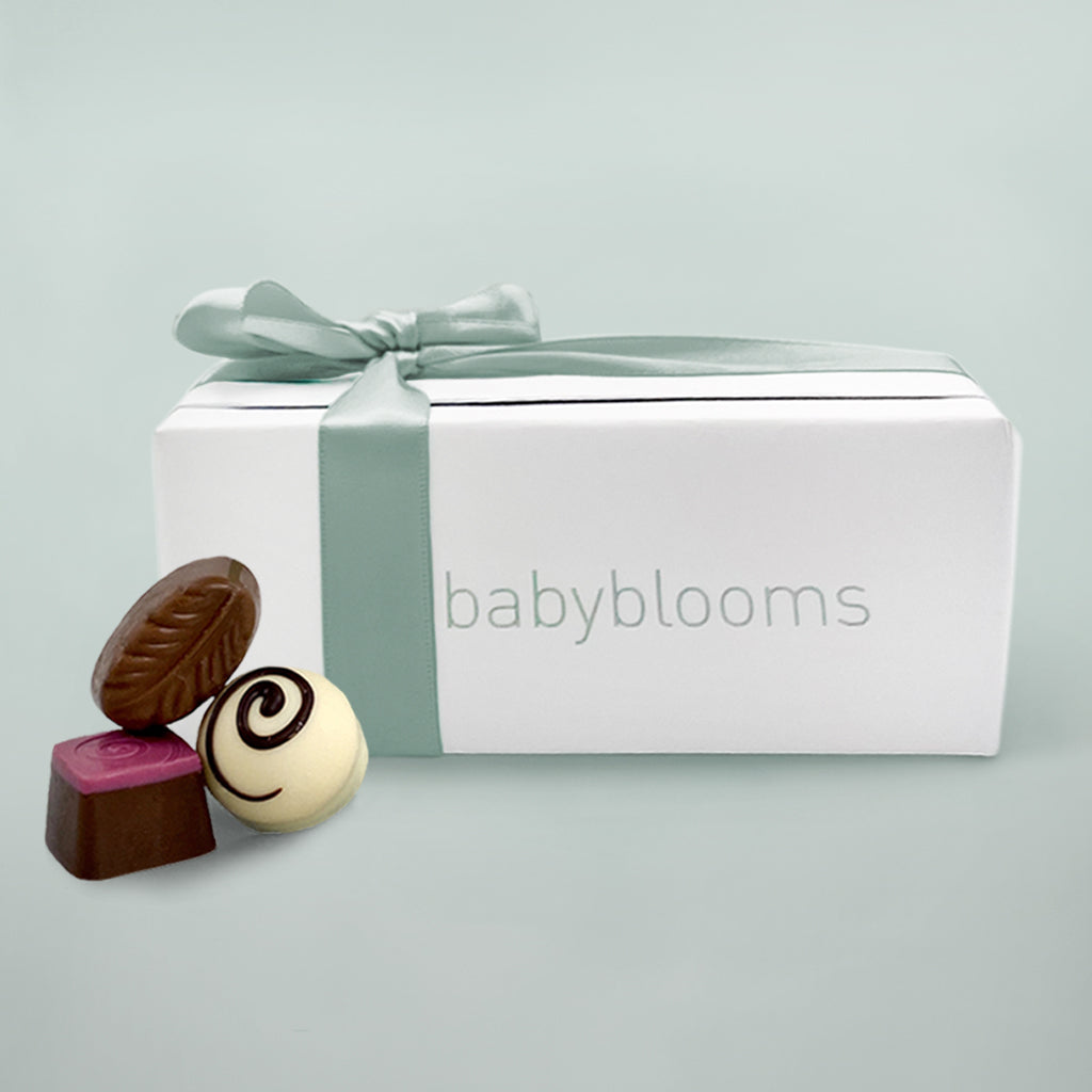 Premium Newborn Baby Gift Basket for Boys - Luxury Baby Shower, Christening & Welcome Home Gift Set - Blue & White Theme - Perfect for New Parents & Infants