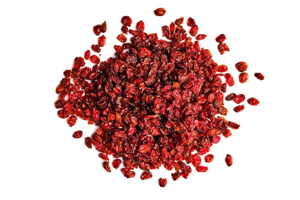 Premium Dried Barberries (Zereshk) - 16oz Bulk Pack - USDA Certified Organic, Non-GMO, Gluten-Free Iranian Snack - Perfect for Baking, Salads & Persian Cuisine