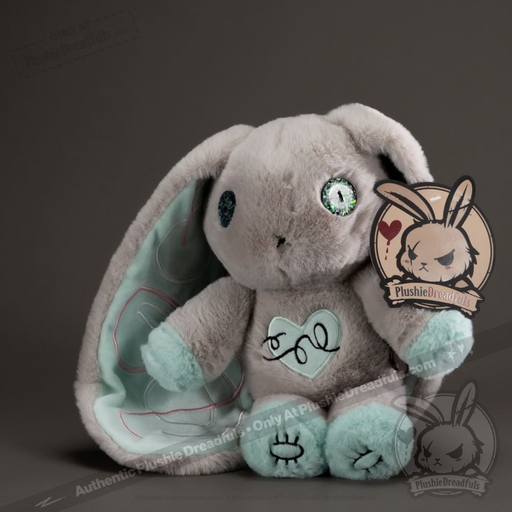 Plushie Dreadfuls Schizophrenia Rabbit II - Soft Stuffed Animal Toy for Mental Health Awareness, Anxiety Relief & Comfort | Perfect for Therapy, Gifts, and Collectibles