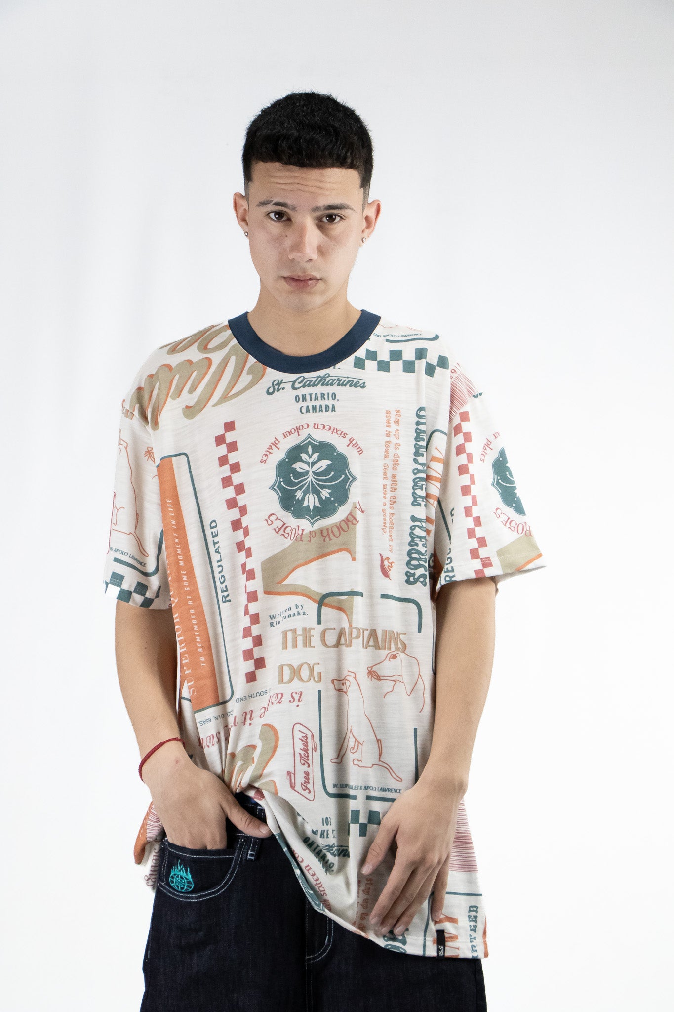 Vintage Paper Print T-Shirt for Men & Women - Retro Graphic Tee for Casual Wear, Street Style & Everyday Outfits